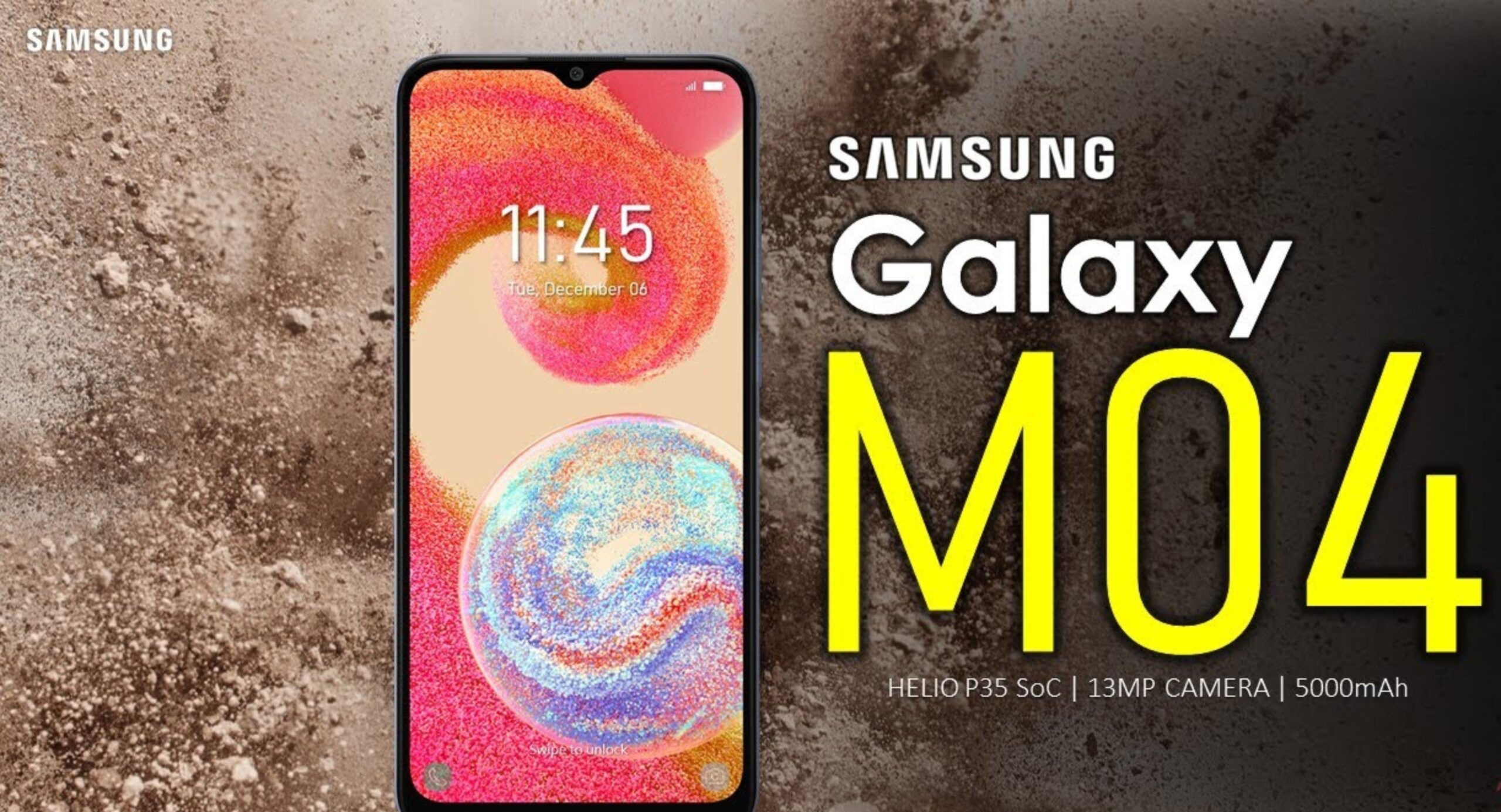 Samsung galaxy M04